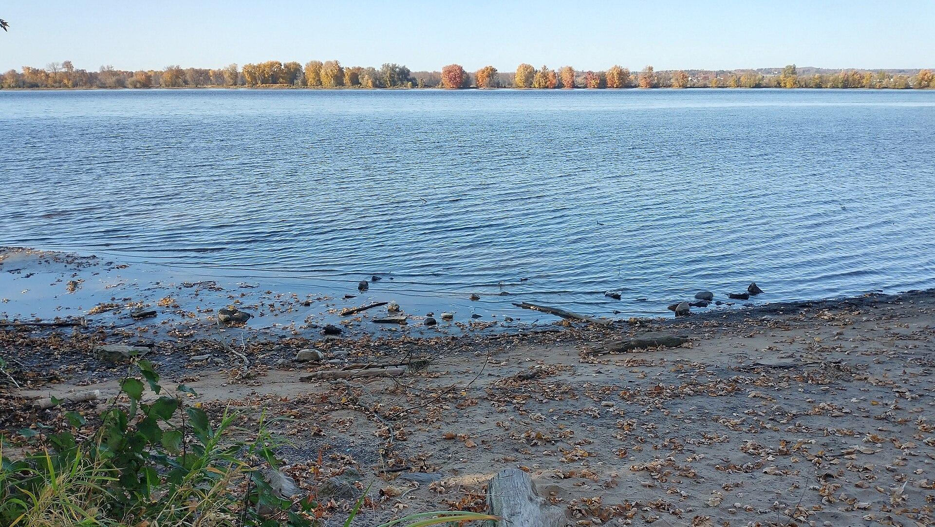 Ottawa River view from Petrie Island in Orléans