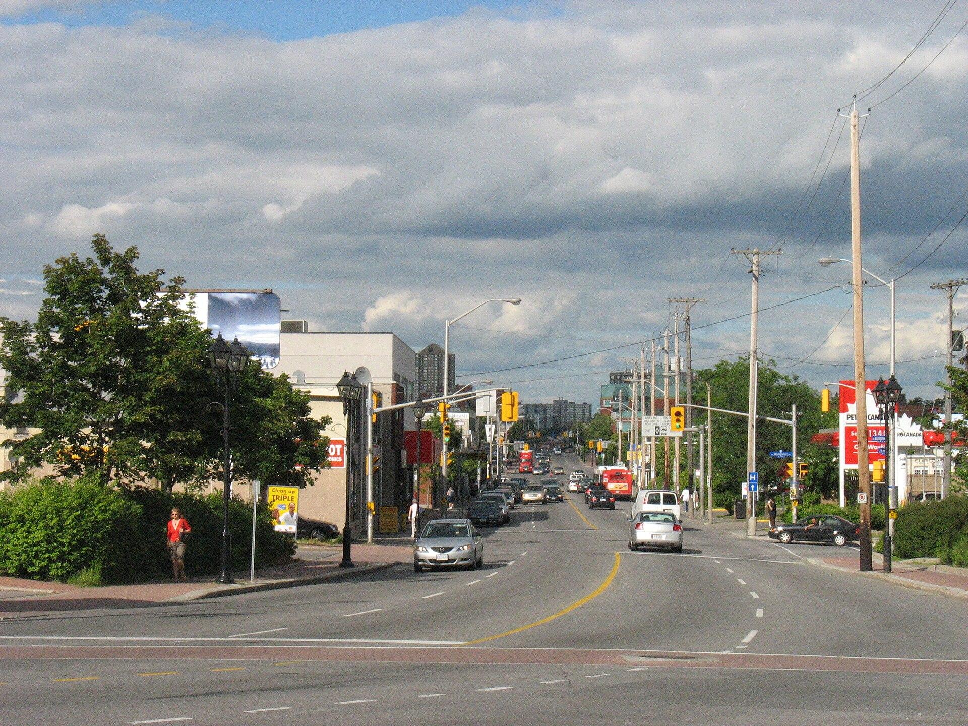 Montreal Road in Vanier, Ottawa